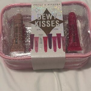 Smoke & Mirrors Dewy Kisses Lip Gloss Set - Pink and Red